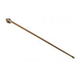 Antique Cane w/ Carved Figural Handle 36"