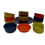 16 Pieces Fiesta, Bowls & Platter