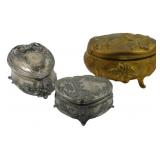 3 Vintage Jewelry Boxes