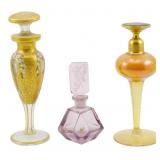3 Vintage Perfume Bottles
