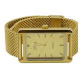 Daniel Steiger Gold Tone Tank Watch, Running
