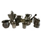 Lot of Assorted Pewter Items