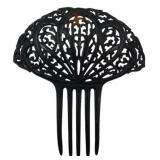 Vtg Celluloid Tortoise Shell Haircomb