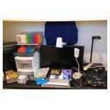 Desk Lot of Assorted Items - Computer & More