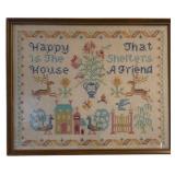 Framed Needlepoint - 12 x 15