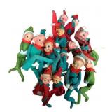 Lot of Vintage Pixie Christmas Elves
