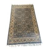 Indian Jaipur Wool Rug 47"x75"