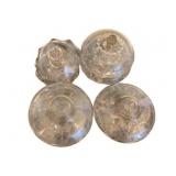 Group Glass Candle Epergnes