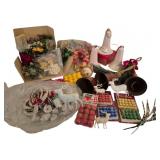 Group of Vintage Christmas Ornaments