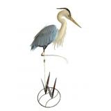 Metal Bird Statue Decor
