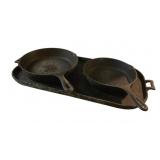 Cast Iron Skillets & Fish Pan