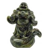Carved Buddha Figure 4.5"