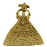 Gold Plated Reunion des Musees Brooch