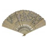 Vintage Oriental Fan 9"x15"