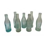 7 Coke Bottles - 8" Tall