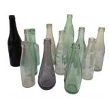 12 Assorted Pop Bottles - 10" Tall