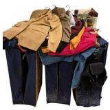 Group Lot of Clothing & Storage