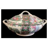 Rose Medallion Covered Tureen 14.5"