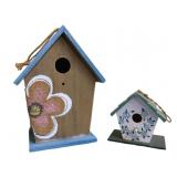 2 Bird Houses - 10 x 8 x 5