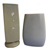 2 Vases - 9" Tall