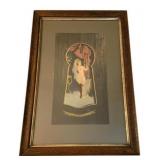 Peekaboo Keyhole 20th Century Print 14"x20"