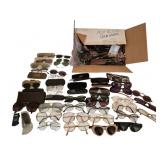 Group of Vtg Eye Glasses, Sunglasses & Cases