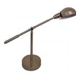 Adjustable Brushed Nickel Desk Lamp