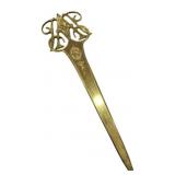 Virginia Metal Crafters Brass Letter Opener