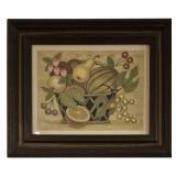 Framed Theorem Style Fruit Still Life Print