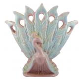 Monumental Vintage Royal Haeger Peacock Vase