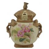 Royal Leicester Incense Jar 7"