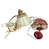 2 Vintage Metal Lamps