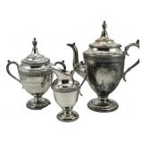 Rogers Bros Silver Plated 3 pc Tea Set