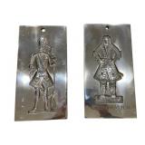 2 Virginia Metalcrafters Cast Aluminum Molds