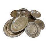 Silver Plated Platters and Bowls