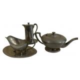 Collection Pewter Tableware Items