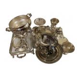 Group of Silver Plated Items