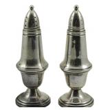 Pr Crown Sterling Shakers 5.5"
