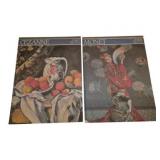 Pr of 1991 Cezanne & Monet Art Calendars