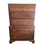 Mahogany Chest on Chest 54"x35"x20"