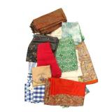 Box Lot of Tablecloths, Runners & Linens