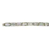 Mexican Sterling Abalone Inlay Bracelet