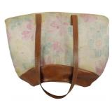 Vintage Furia Floral Coated Canvas Tote
