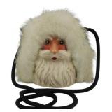 Vtg Timmy Woods Santa Face Novelty Bag