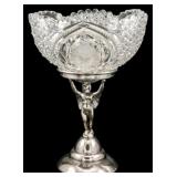 New Amsterdam Quadruple Plate Cut Glass Bowl