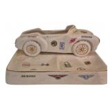 Ceramic Automobile Dresser Tray 3"x7.5"x5"