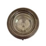 Vtg Round Rustic Car Headlight Lamp