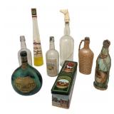 8 Assorted Liqour Bottles - 18" Tall