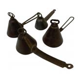 4 Primitive Snuffers - 8" Long
