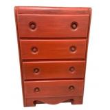 4 Drawer Painted Spice Chest - 22 x 14 x 8